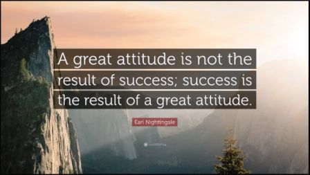 Right Attitude leads you to success
