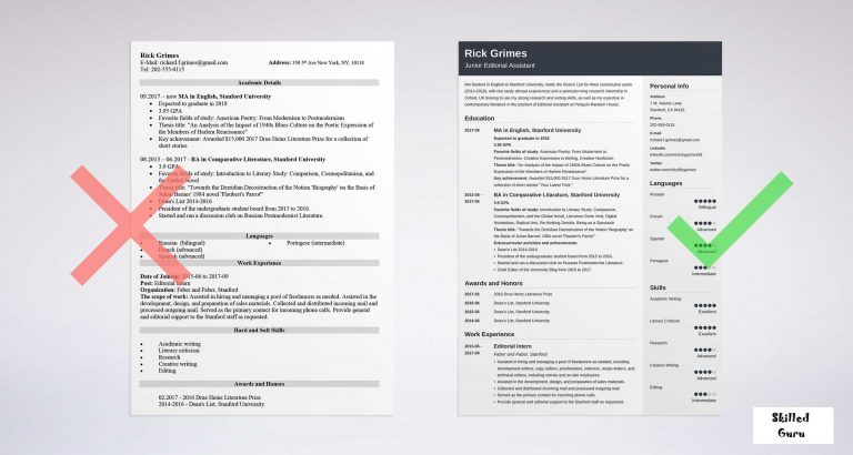 how to make a resume for first job
